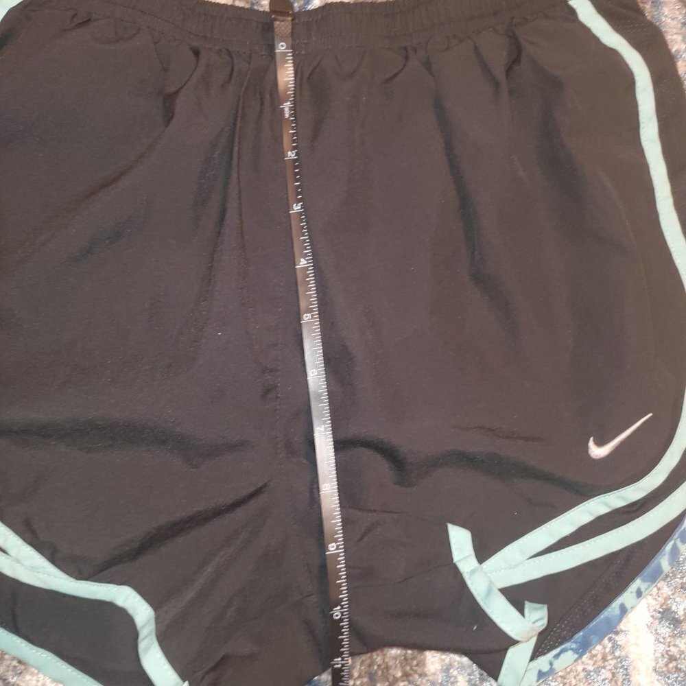 Black Dri-fit Nike Running Shorts w/ Blue Trim - Picture 10 of 11